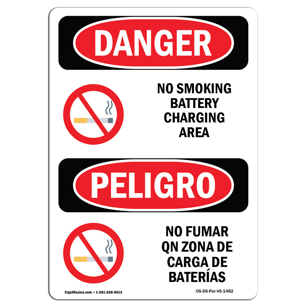 No Smoking Battery Charging Area