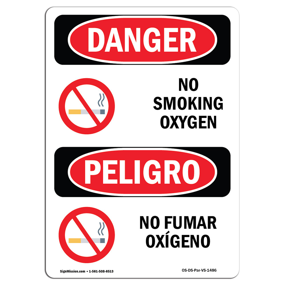 No Smoking Oxygen