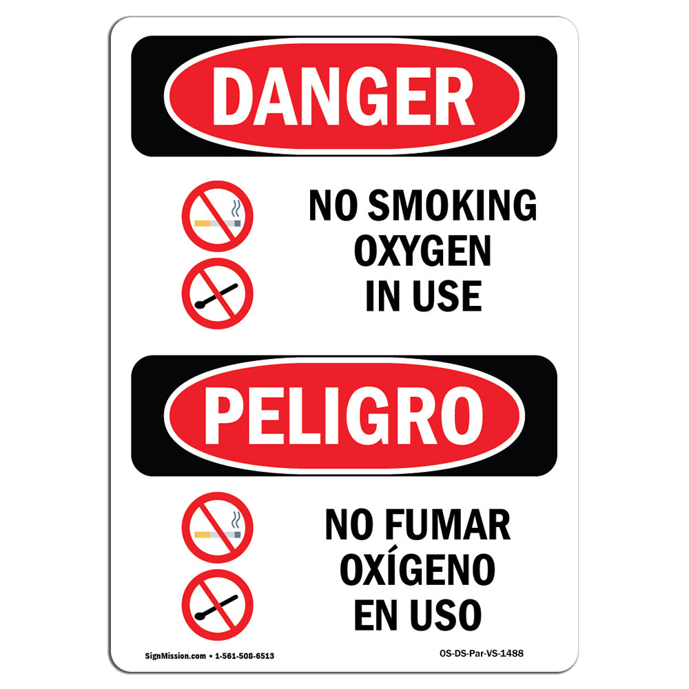 No Smoking Oxygen In Use