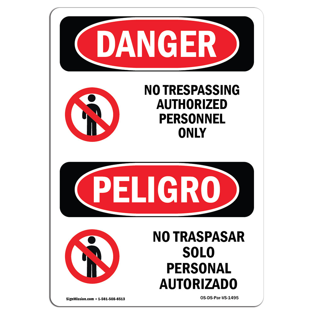 No Trespassing Authorized Personnel Only
