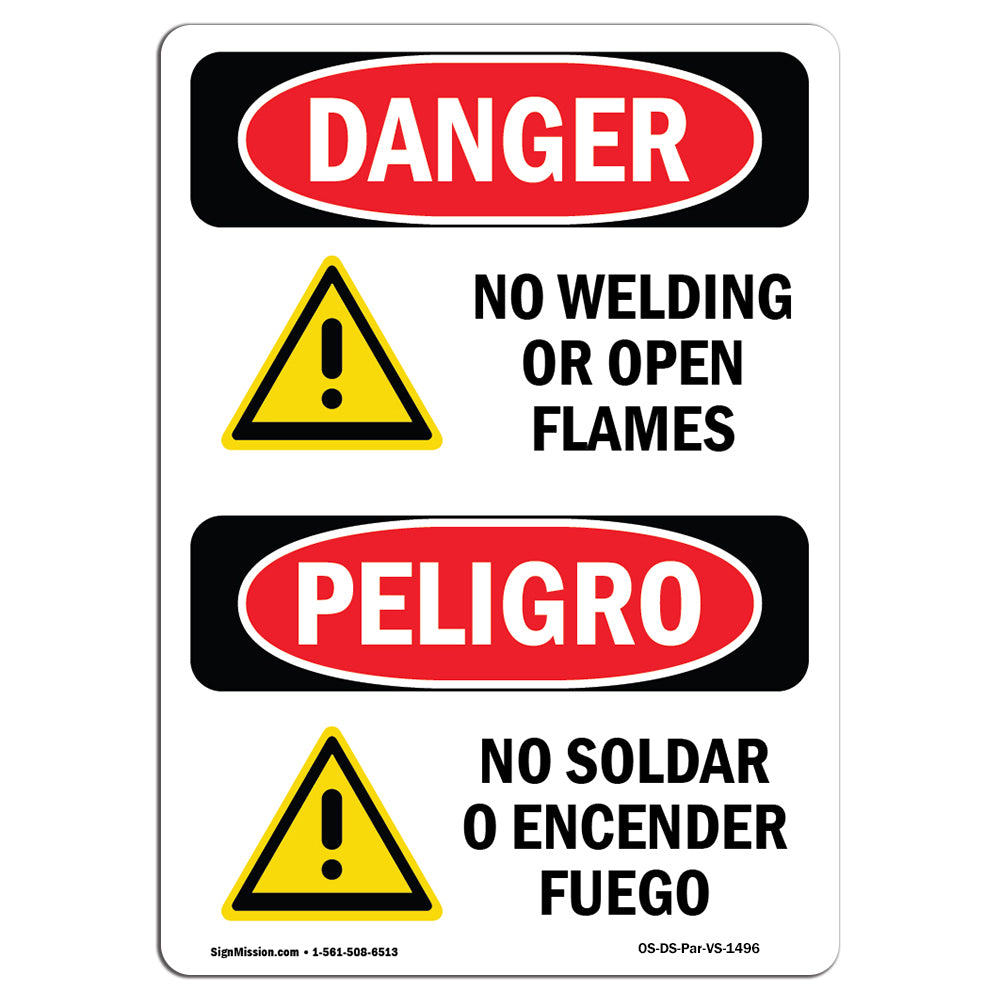 No Welding Or Open Flames