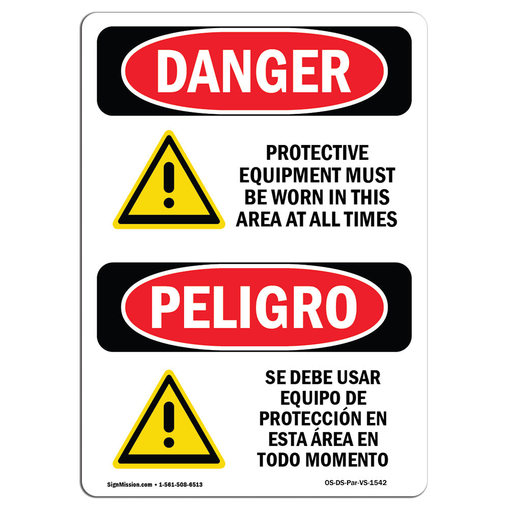 Protective Clothing Required In This Area