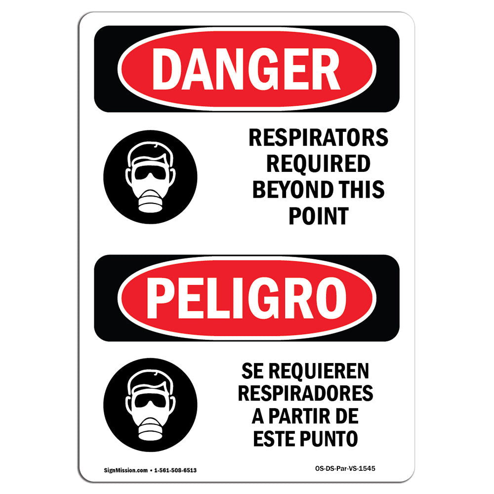 Respirators Required Beyond This Point