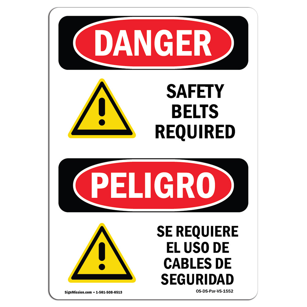 Safety Belts Required