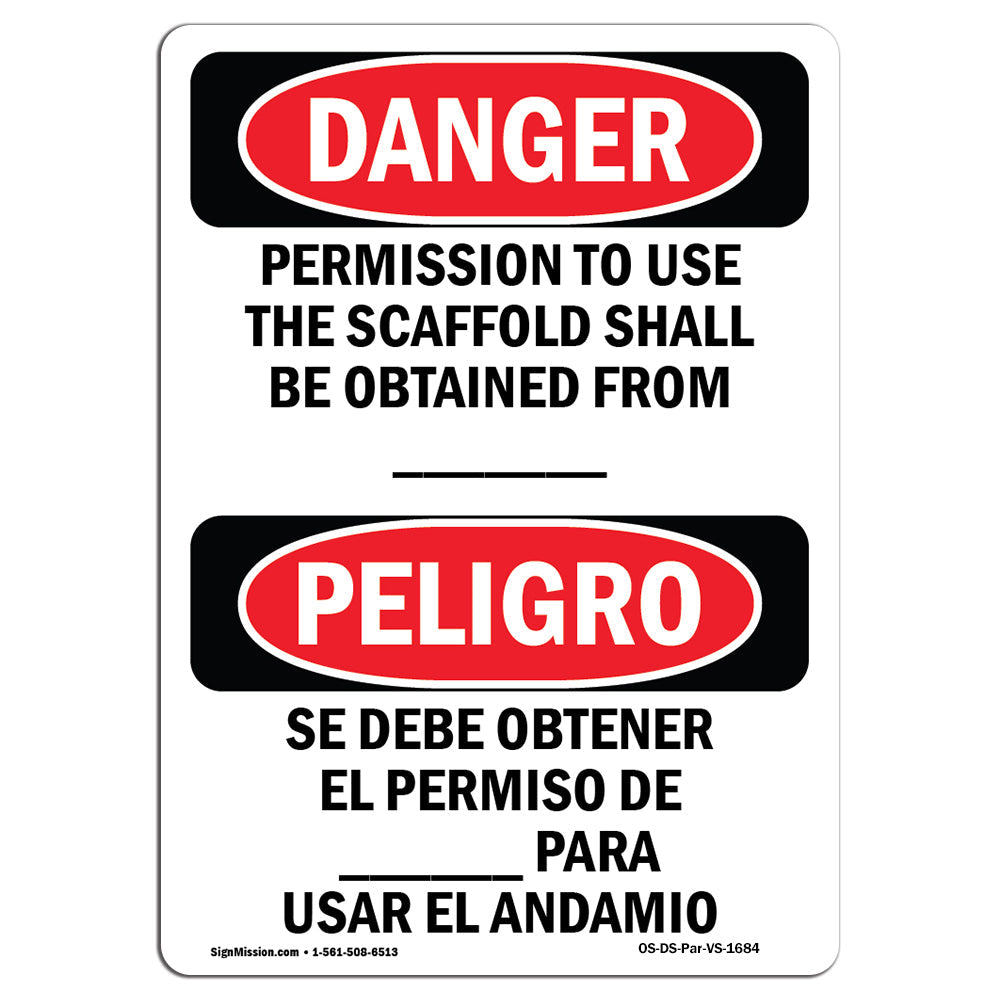 Permission To Use The Scaffold Obtained from