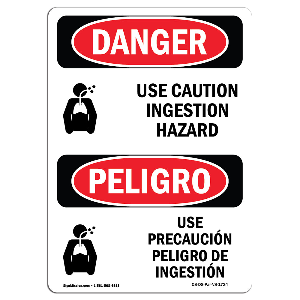 Use Caution Ingestion Hazard
