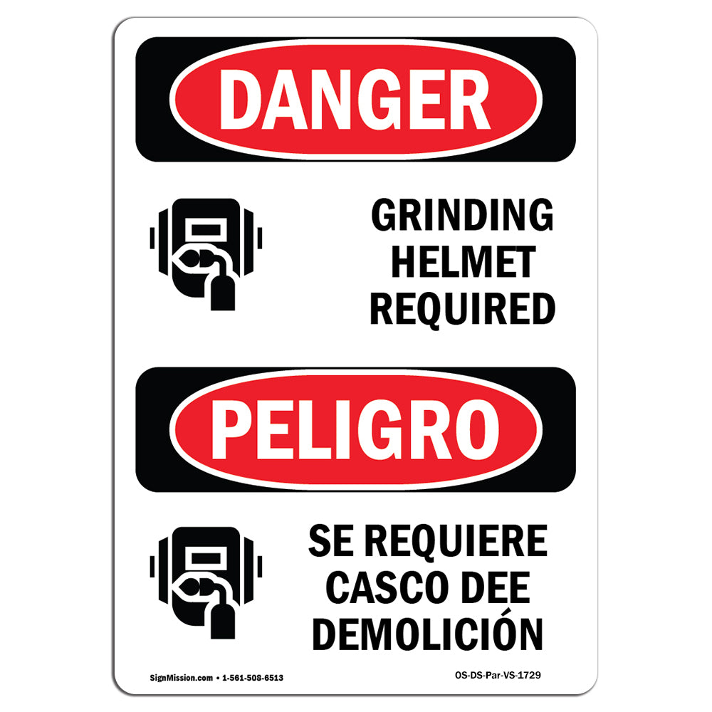 Grinding Helmet Required