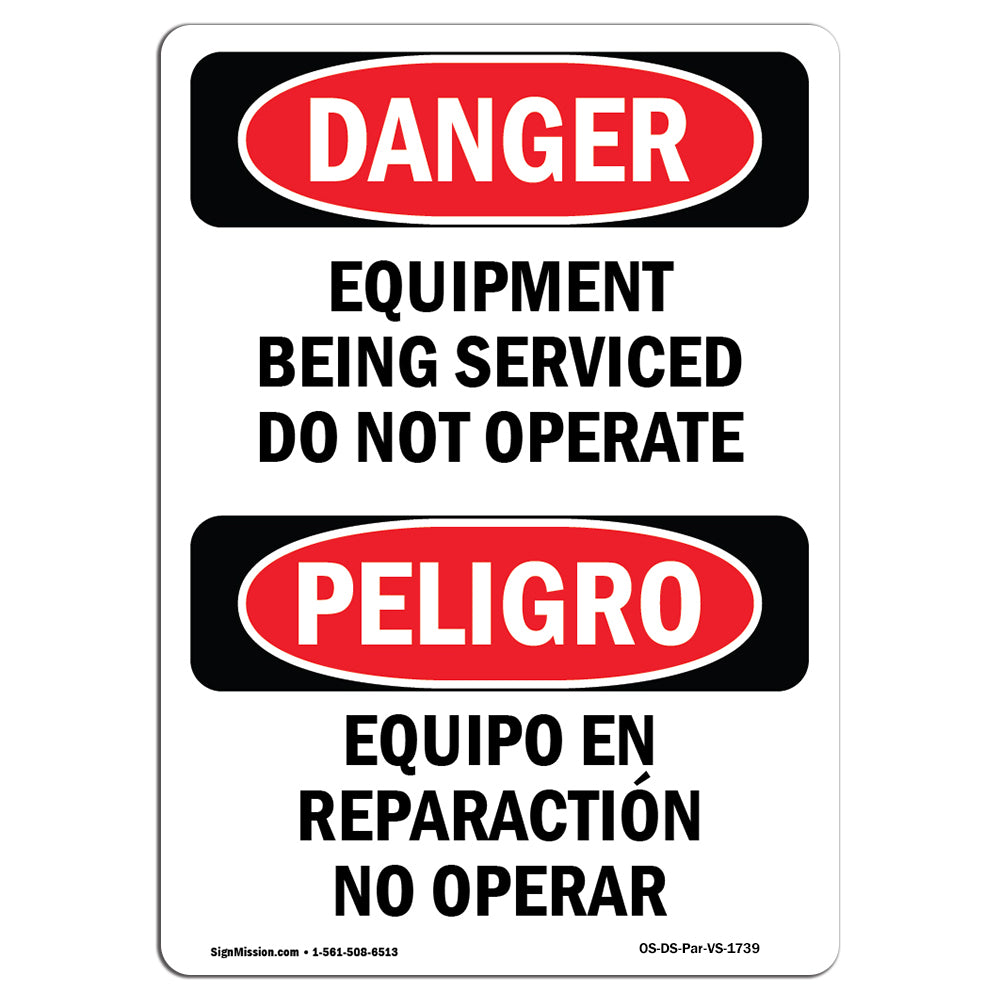 Equipment Being Serviced Do Not Operate