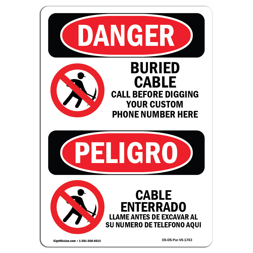 Custom Buried Cable Call Before Digging