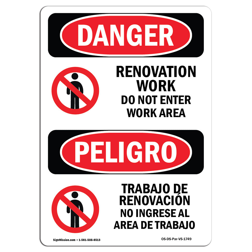 Renovation Work Do Not Enter Work Area