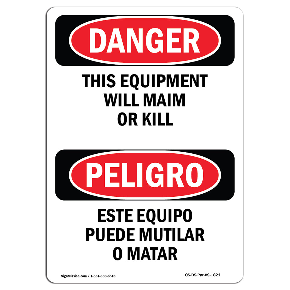 This Equipment Will Maim Or Kill