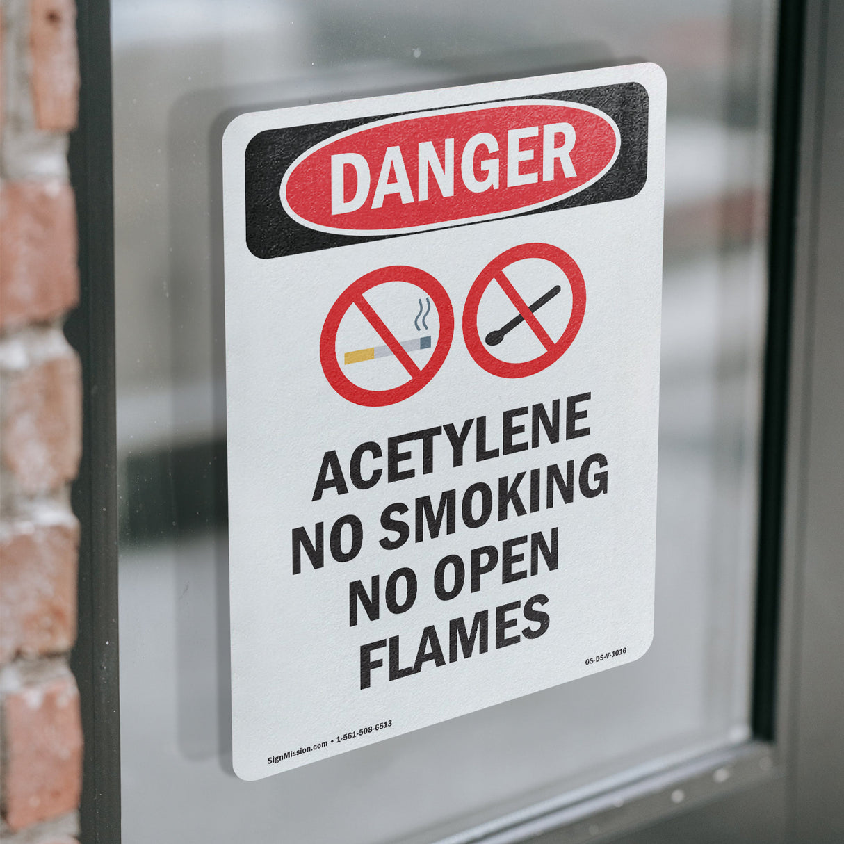 Acetylene No Smoking No Open Flames