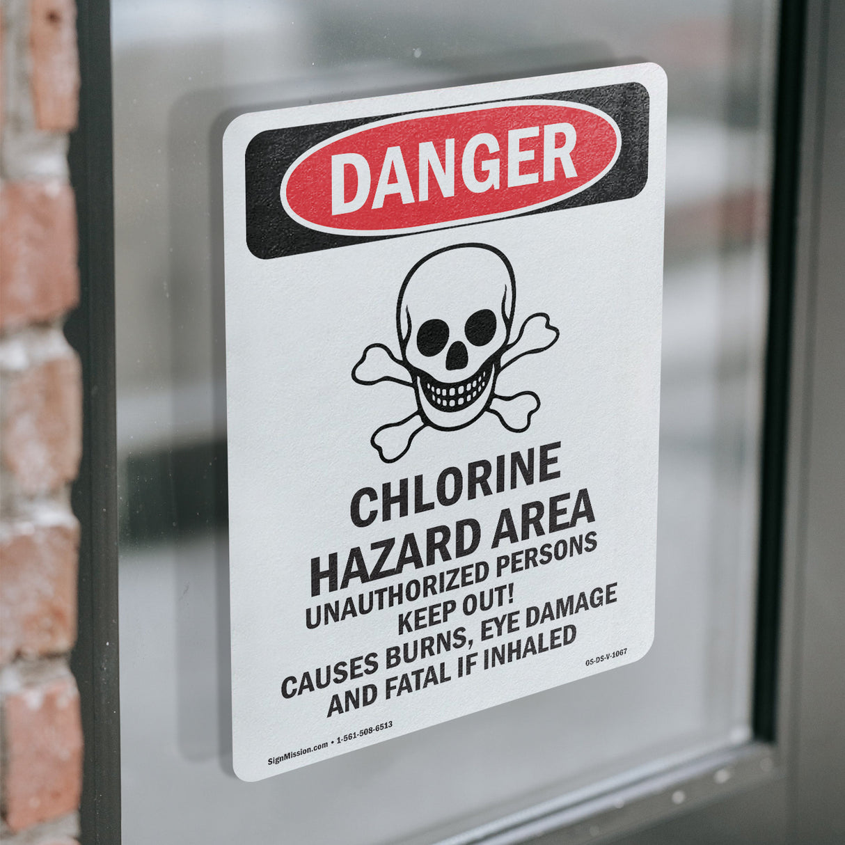 Chlorine Hazard Area