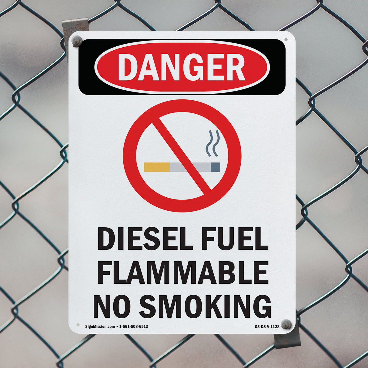 Diesel Fuel Flammable No Smoking