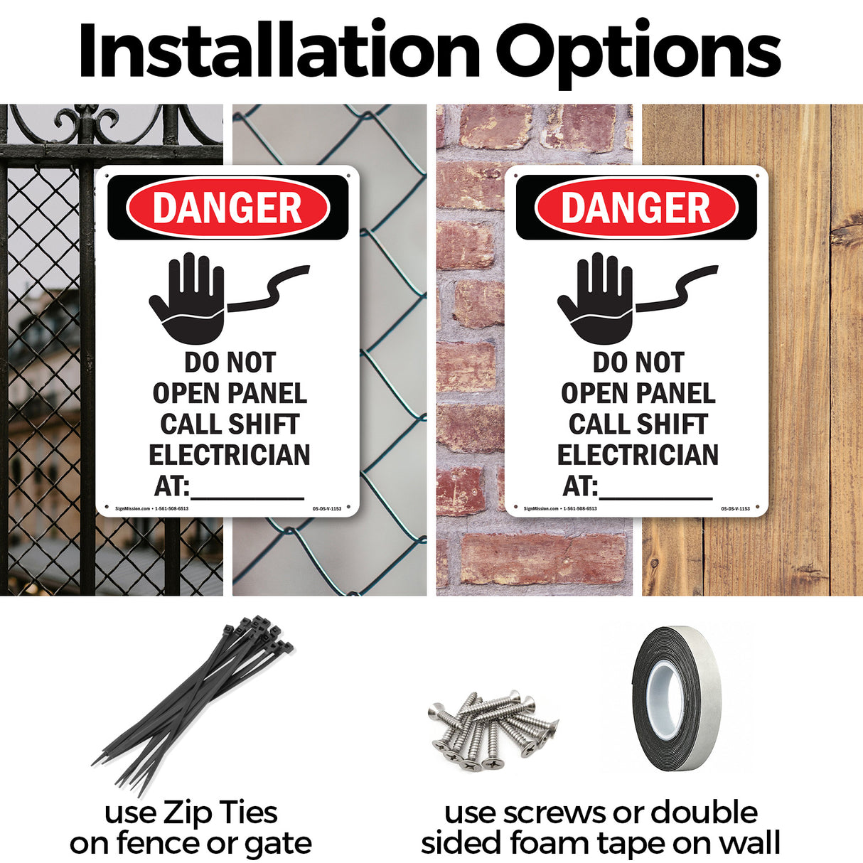 Do Not Open Panel Call Shift Electrician