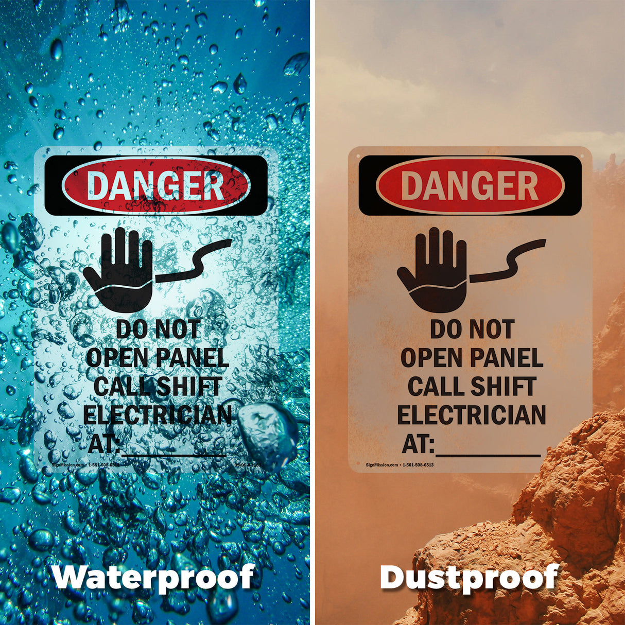 Do Not Open Panel Call Shift Electrician