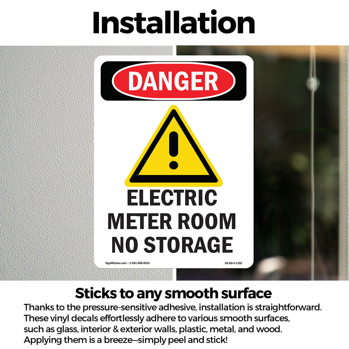 Electric Meter Room No Storage