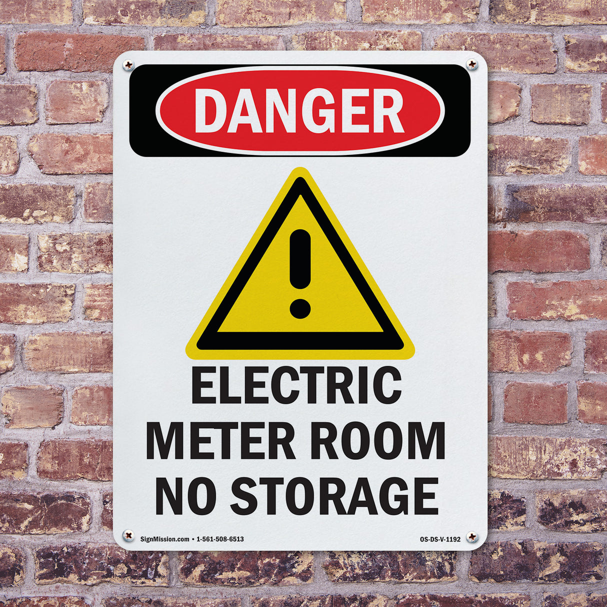 Electric Meter Room No Storage
