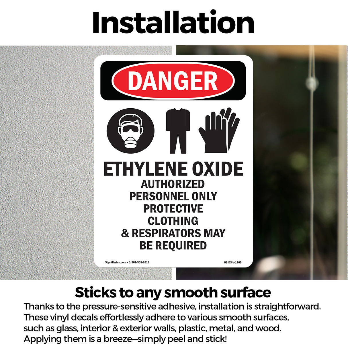 Ethylene Oxide Authorized Personnel Only