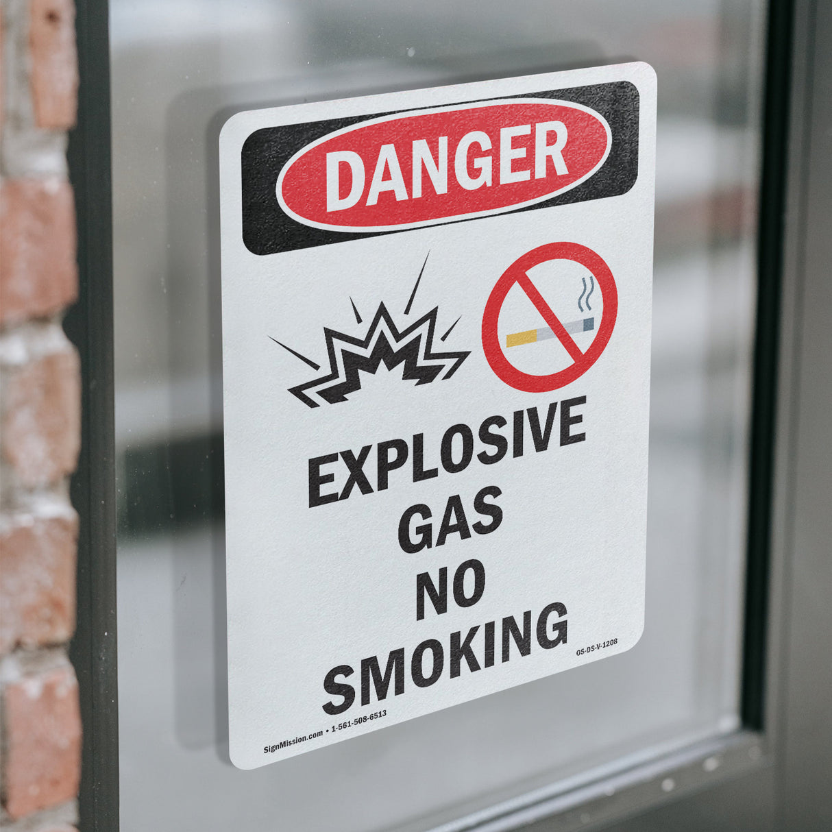 Explosive Gas No Smoking Spanish