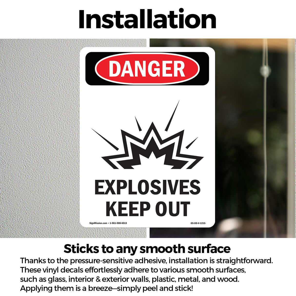 Explosives Keep Out