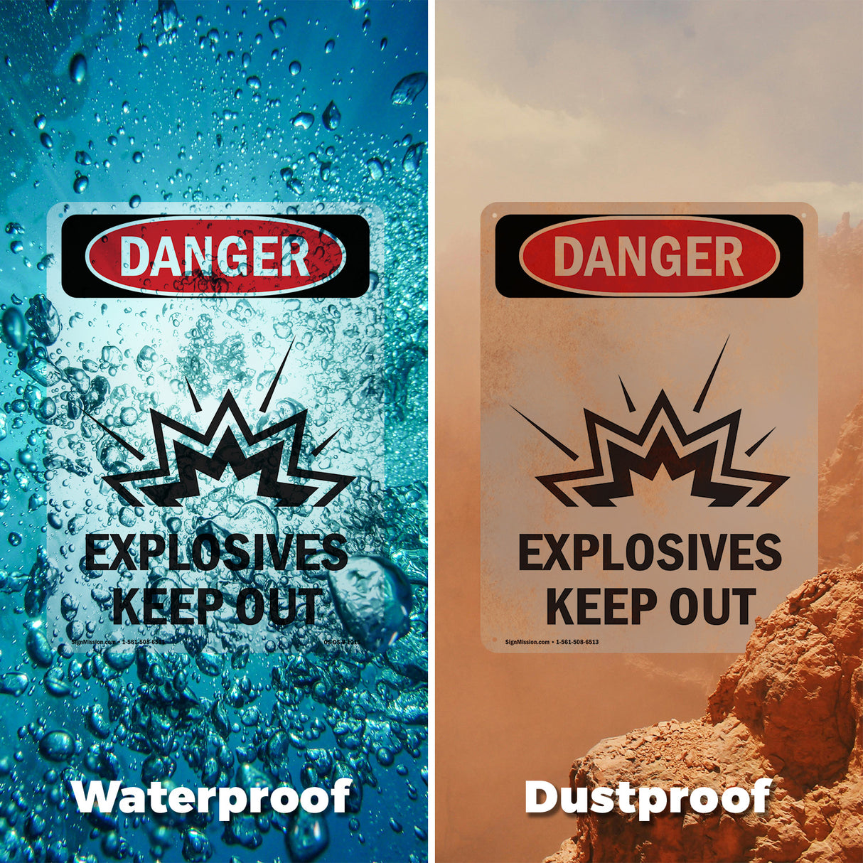 Explosives Keep Out