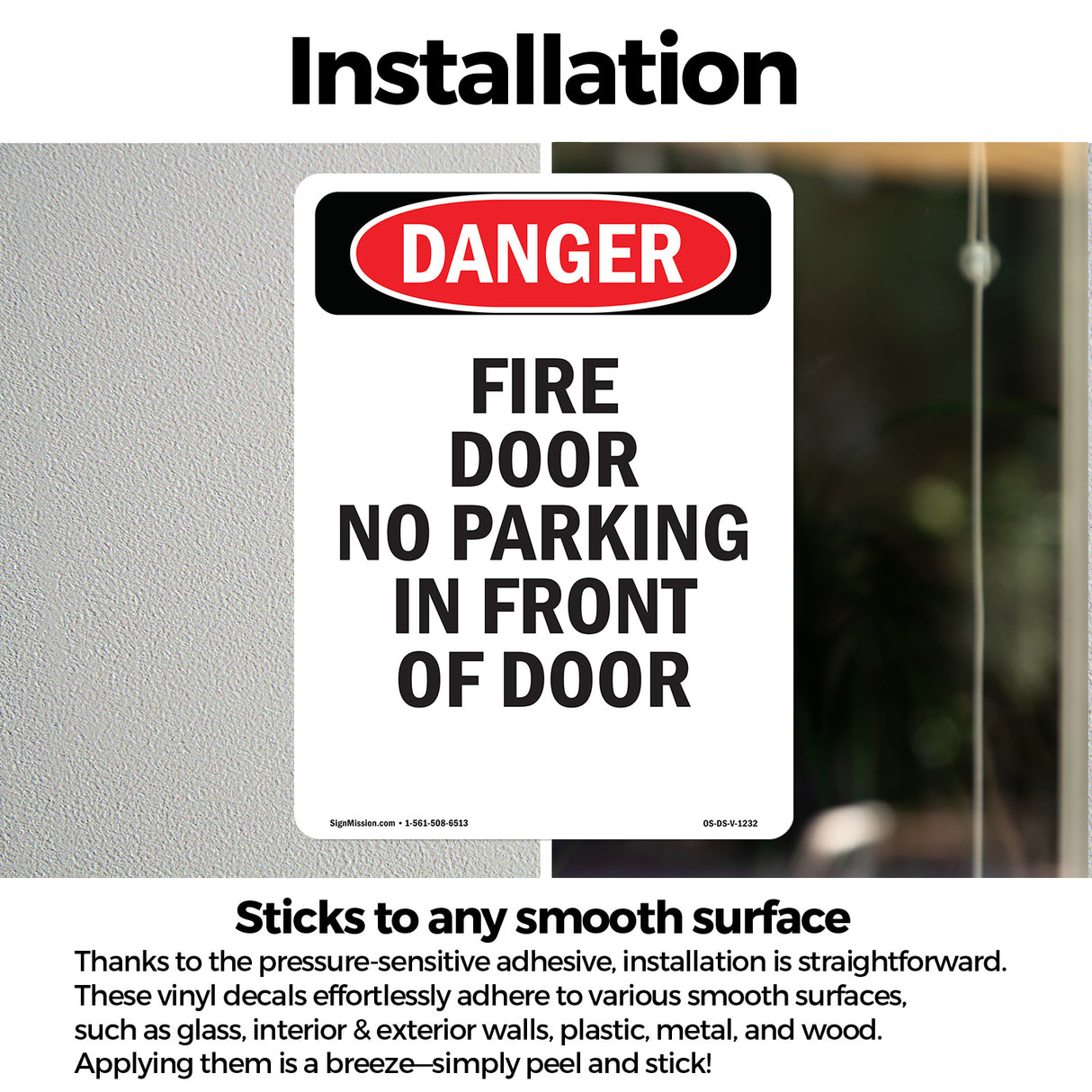 Fire Door No Parking In Front Of Door