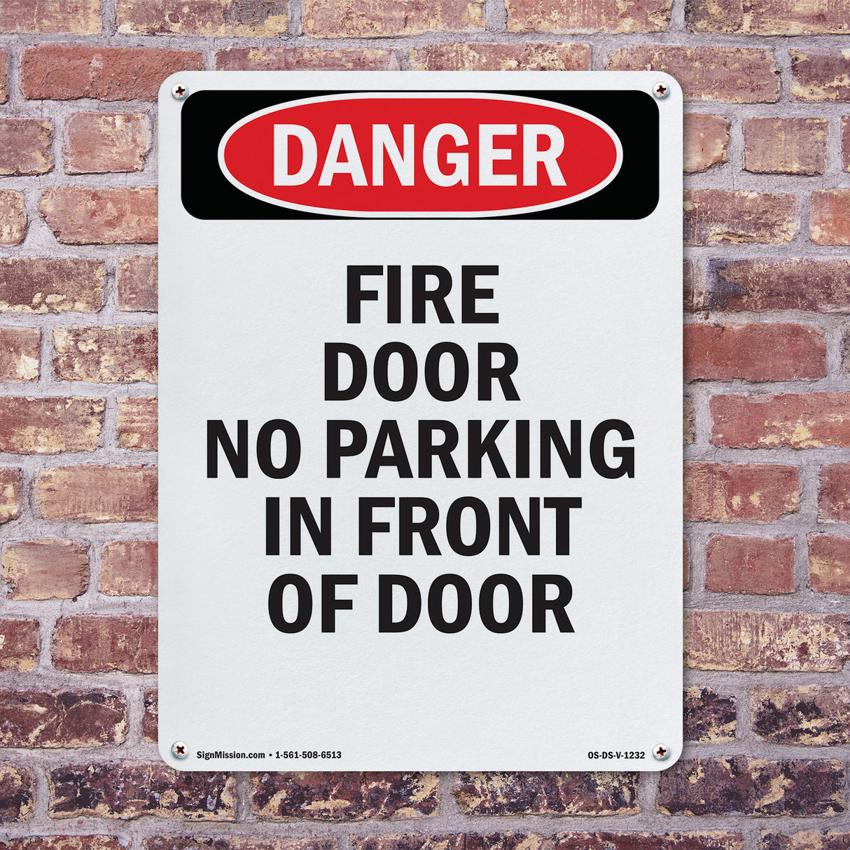 Fire Door No Parking In Front Of Door