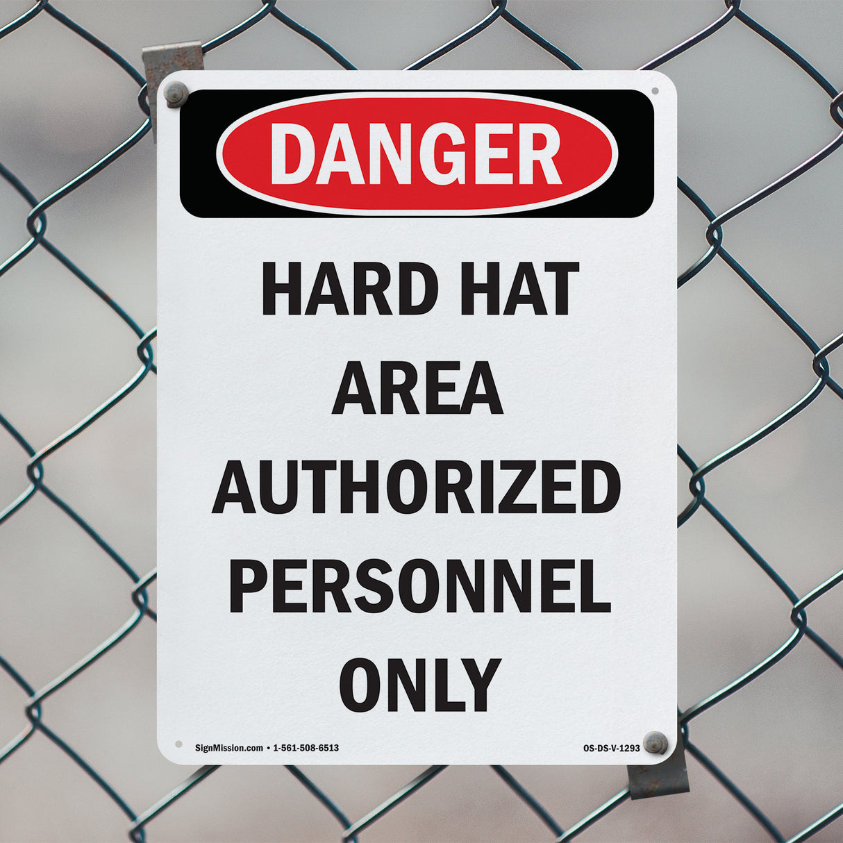 Hard Hat Area Authorized Personnel Only