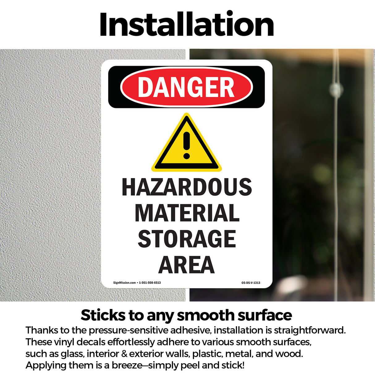 Hazardous Material Storage Area