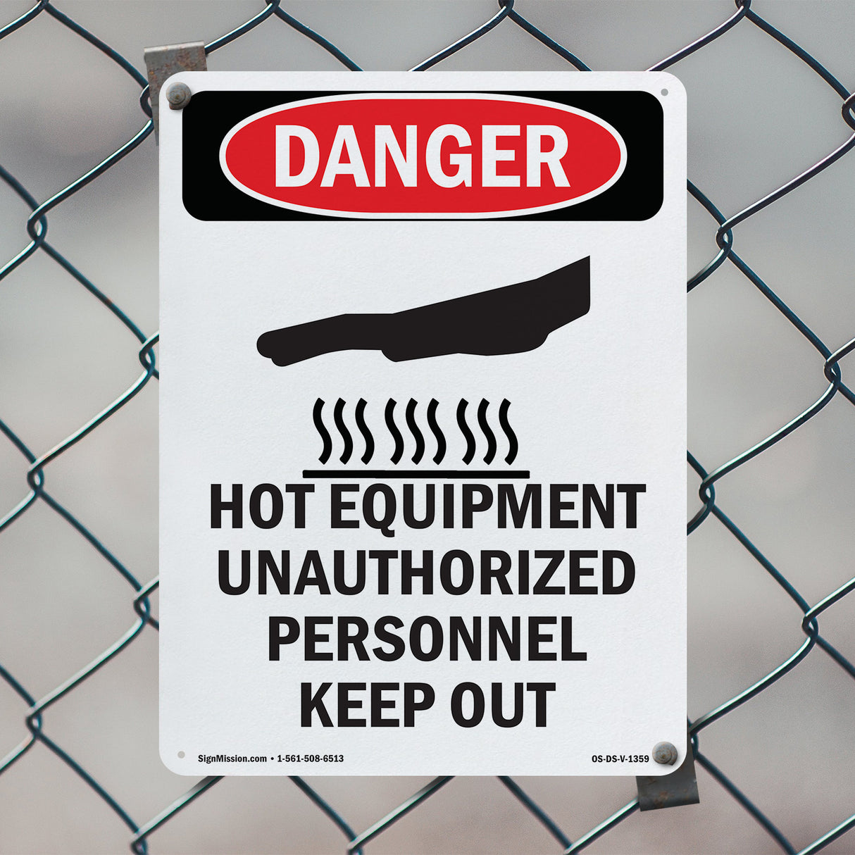 Hot Equipment Unauthorized Keep Out