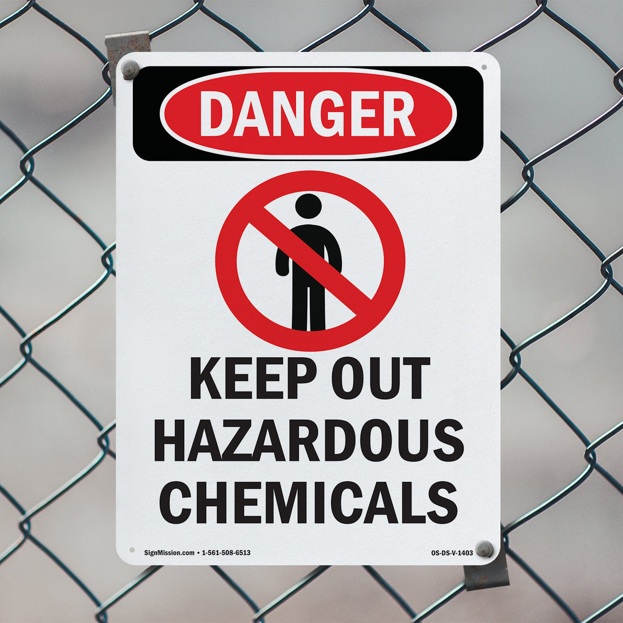 Keep Out Hazardous Chemicals