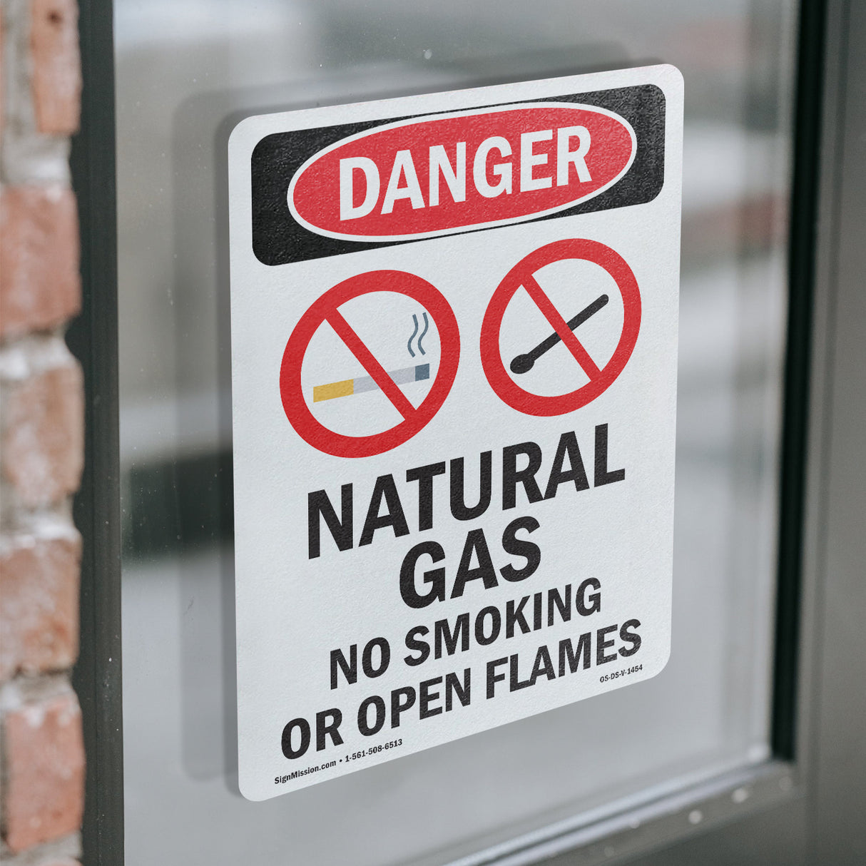 Natural Gas No Smoking Or Open Flames