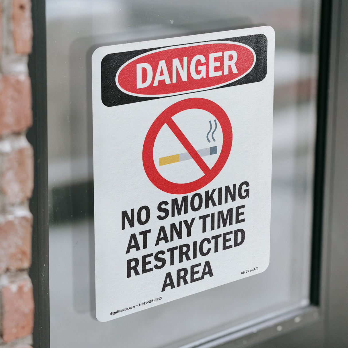 No Smoking At Any Time Restricted Area