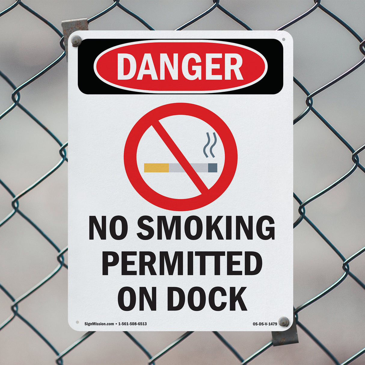 No Smoking Permitted On Dock