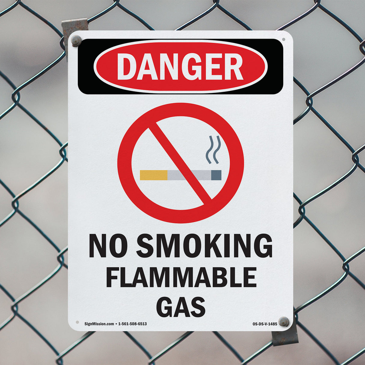 No Smoking Flammable Gas