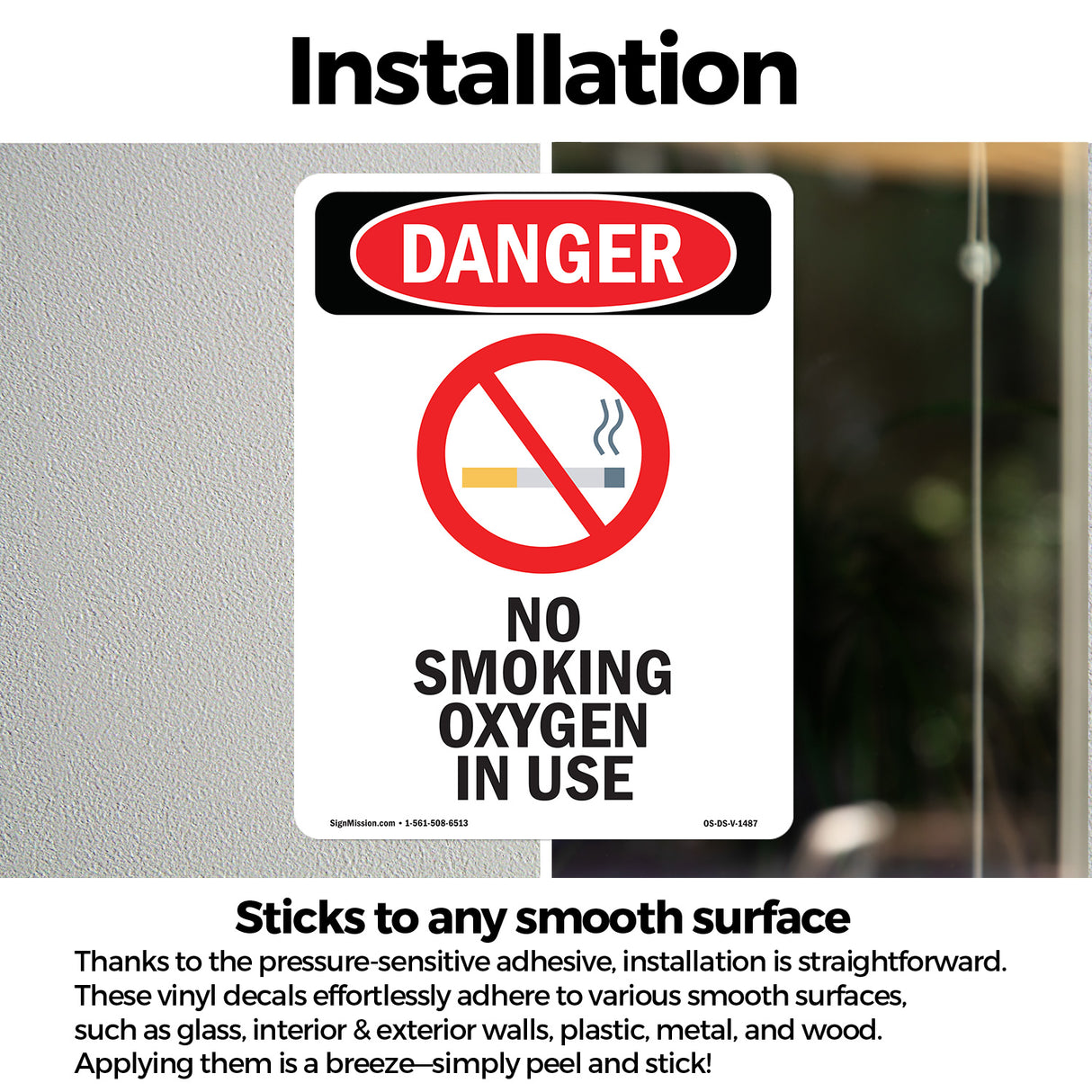 No Smoking Oxygen In Use