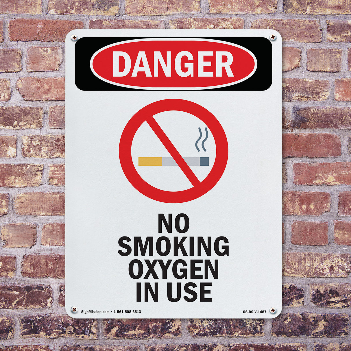 No Smoking Oxygen In Use