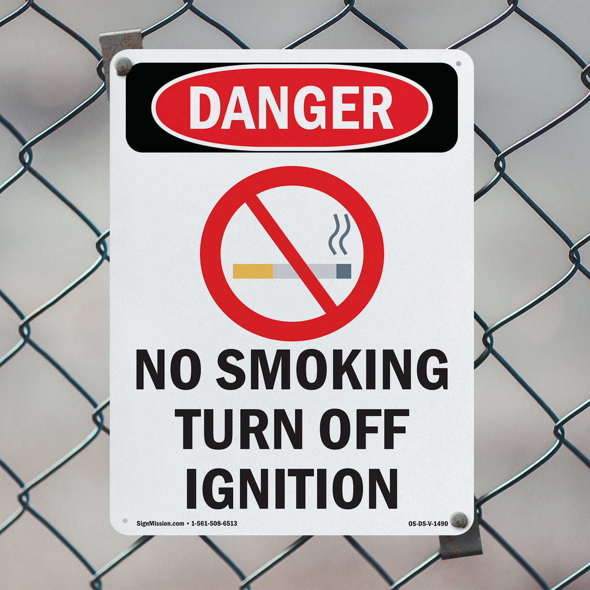 No Smoking Turn Off Ignition