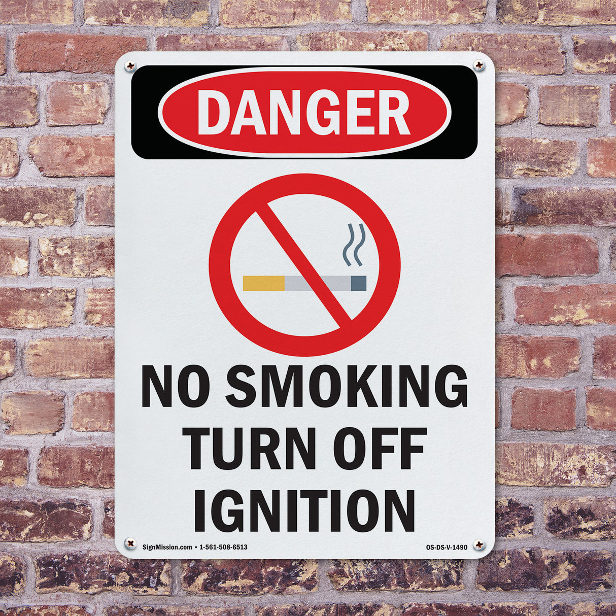 No Smoking Turn Off Ignition