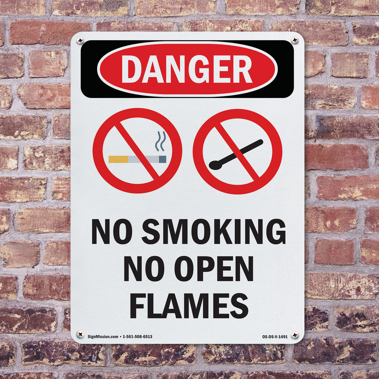 No Smoking No Open Flames