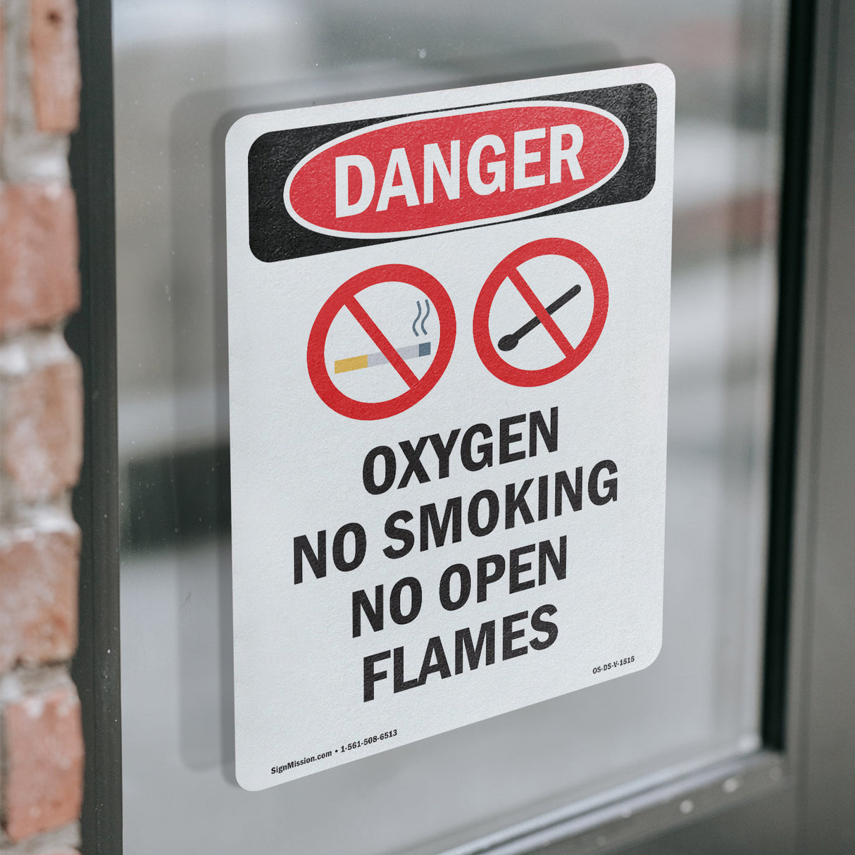 Oxygen No Smoking No Open Flames