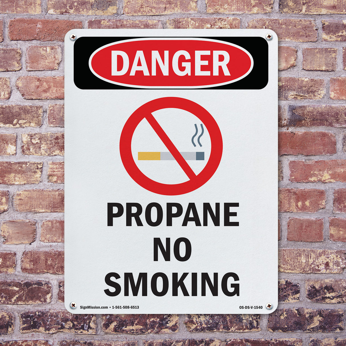 Propane No Smoking