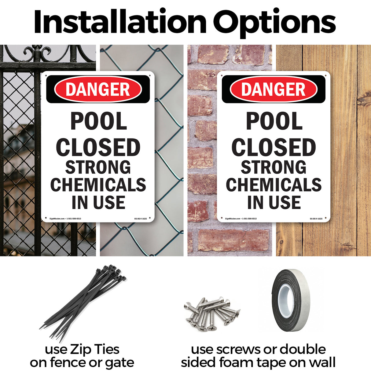 Pool Closed Strong Chemicals In Use