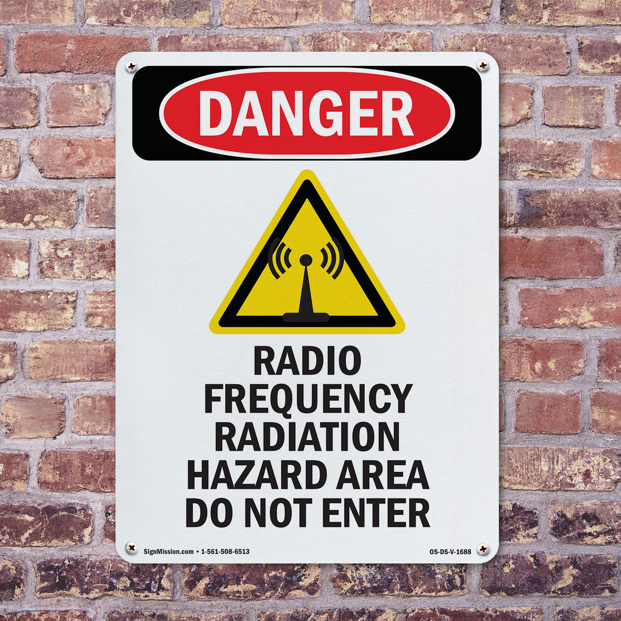 Radio Frequency Radiation Hazard Area