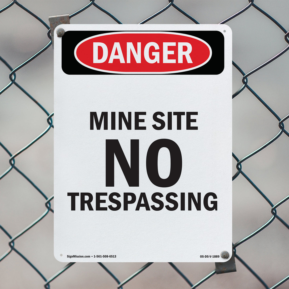Mine Site No Trespassing
