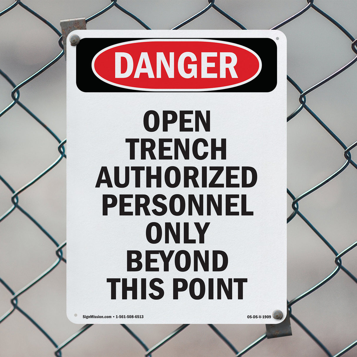 Open Trench Authorized Personnel Only