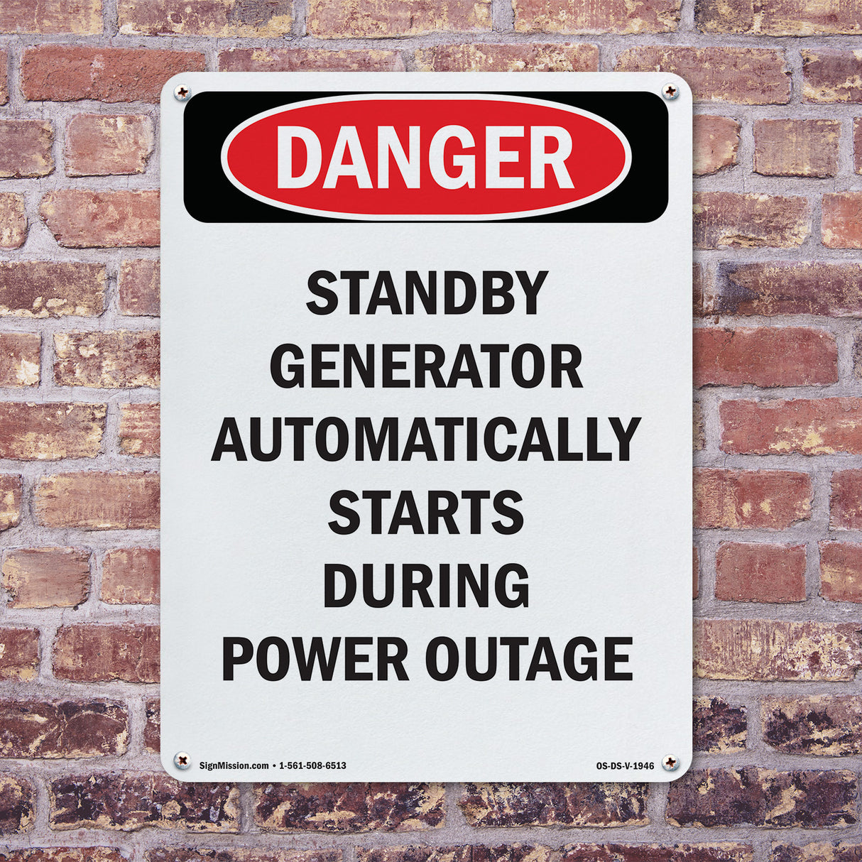 Standby Generator Automatically Starts During