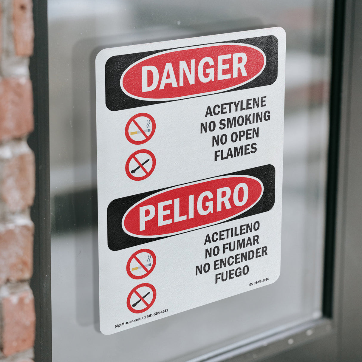 Acetylene No Smoking No Open Flames