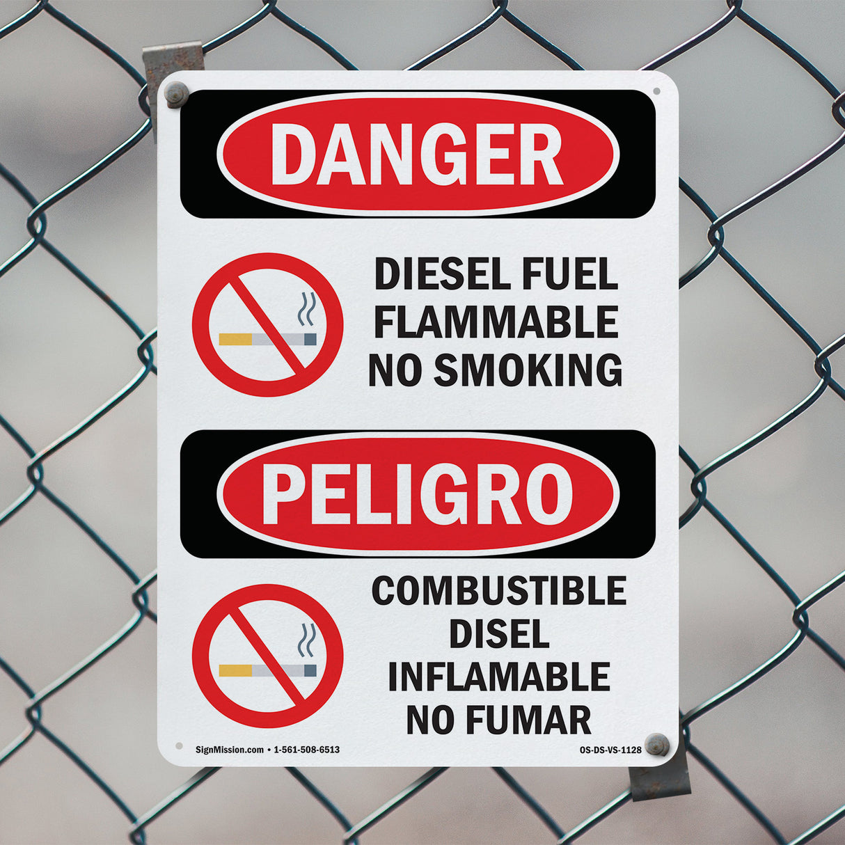 Diesel Fuel Flammable No Smoking